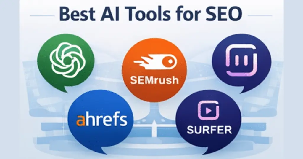 AI-powered SEO tools dashboard in 2026